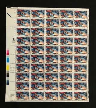 1992 Olympic Baseball Uncut Sheet Of 50 Stamps