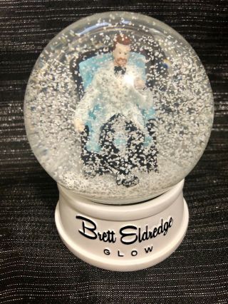Brett Eldredge “glow” Limited Edition/rare Snow Globe - Official Merchandise