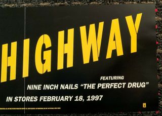 LOST HIGHWAY 8x20 promo poster DAVID LYNCH Nine Inch Nails nin TRENT REZNOR 3