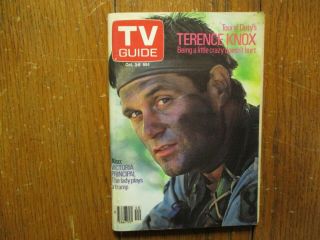 1987 Tv Guide (terence Knox/victoria Principal/the Raccoons/cristianne Hirt/cana.