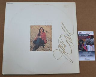 Judy Collins Autographed Signed Record Album Cover Whales & Nightingales Jsa
