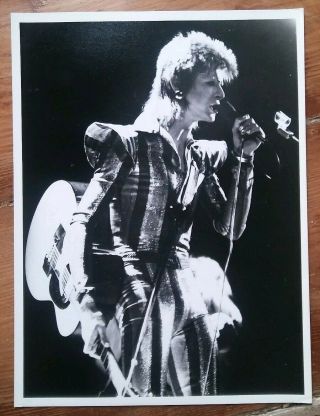 David Bowie Photo Photograph 1973 Hand Printed Signed Ziggy Stardust 1