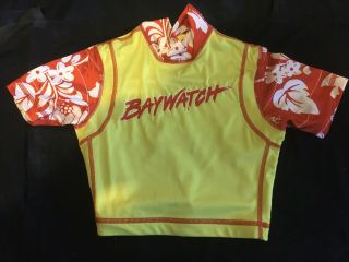 Baywatch Hawaii Screen Worn Yellow & Hibiscus Swimsuit Brandy Ledford Aka Dawn 3