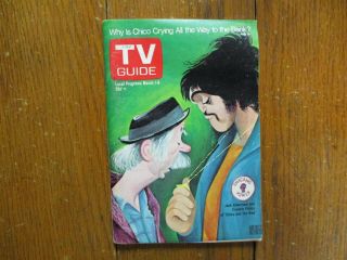 March 1 - 1975 Tv Guide (chico And The Man/freddie Prinze/karen Black/walking Tall