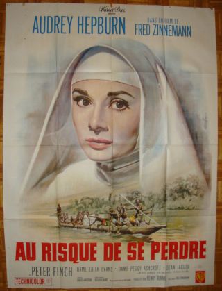 Nun‘s Story - Audrey Hepburn - F.  Zinnemann - Art By Mascii - French R60 (47x63 Inch)