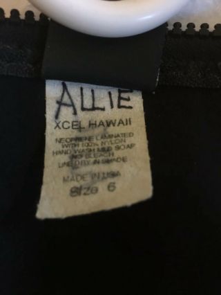 Baywatch Hawaii Screen Worn Black Swimsuit Simmons Mackinnon Aka Allie Reese 3