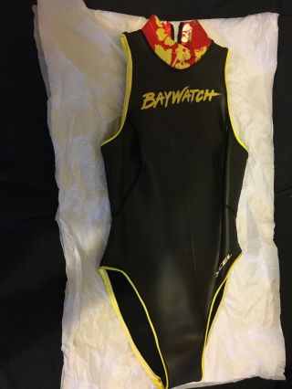 Baywatch Hawaii Screen Worn Black Swimsuit Brandy Ledford Aka Dawn Masterson 2
