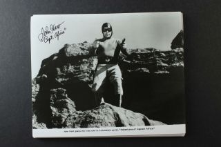 John Hart (1917 - 2009) (captain Africa Lone Ranger) Autograph Photo