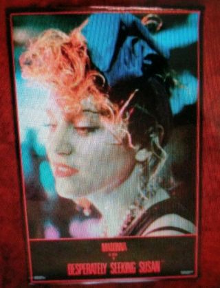 Rare Madonna Desperately Seeking Susan One Stop Poster 1985 Orion 23 " Wide