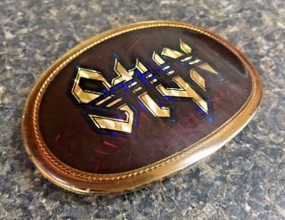 Rare Vintage Authentic 1978 Red Styx Rock Band Belt Buckle Pacifica Mfg