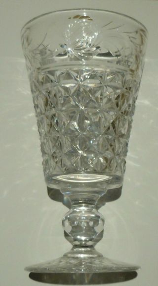 Stuart Crystal Cut Glass Vase