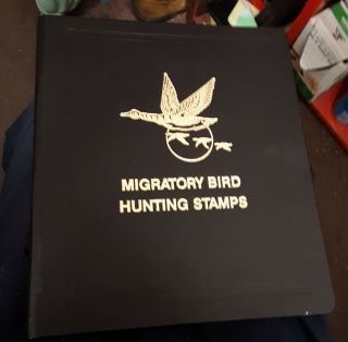 Migratory Bird Hunting Stamp Album Without Stamps 33 Pages 1934 - 2013