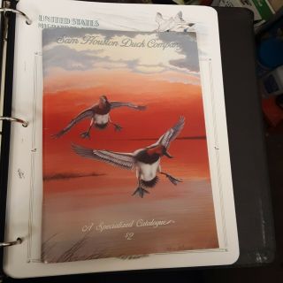 Migratory Bird Hunting Stamp Album without stamps 33 pages 1934 - 2013 3