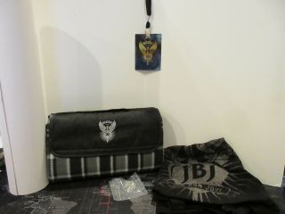 Jbj Jon Bon Jovi Backstage Fan Club Welcome Kit M T - Shirt Blanket Pin Poster