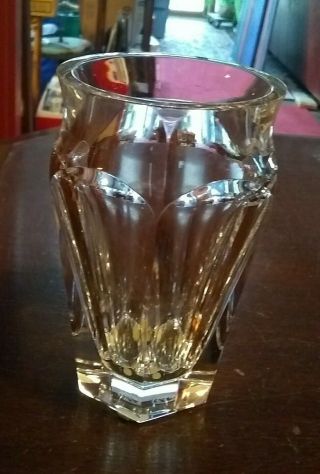 Retired Baccarat France " Tallyrand " Crystal Vase 5 Inches