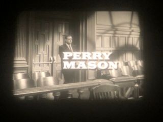16mm Tv Show: “perry Mason“,  Cbs Network Print,  Commercials,  1963
