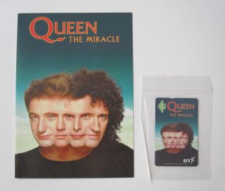 Queen : The Miracle Album Limited Edition Phonecard,  Folder 1996