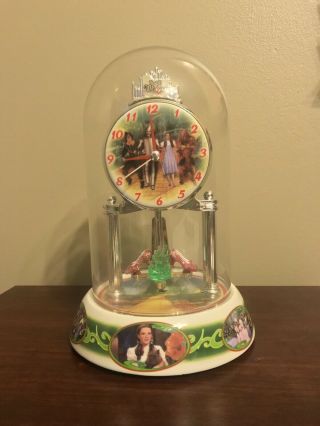 2011 Wizard Of Oz Anniversary Clock Ruby Slippers,  Emerald City,  Dorothy