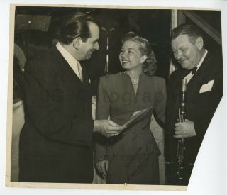 Frances Langford - Singer,  Golden Age Of Radio - Signed Photograph