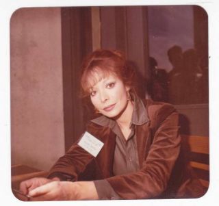 Arlene Martel - Vintage 1980s Star Trek Convention Photo