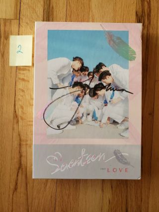 Seventeen - Love & Letter Album - Joshua Signed Love Version 2