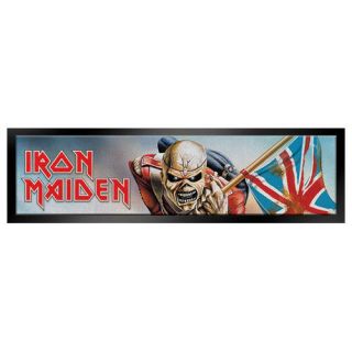 Iron Maiden Trooper Bar Runner Mat Rubber Backed Man Cave Christmas Gift