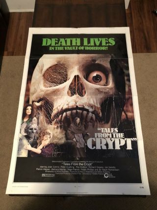 Tales From The Crypt One Sheet Movie Poster 1972 27x41 1sh Peter Cushing Horror