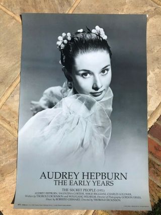 Audrey Hepburn The Early Years Film Poster The Secret People