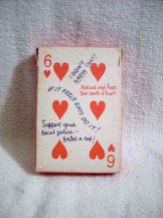 VINTAGE 1969 ROWAN & MARTIN ' S LAUGH - IN COMPLETE DECK OF PLAYING CARDS 2