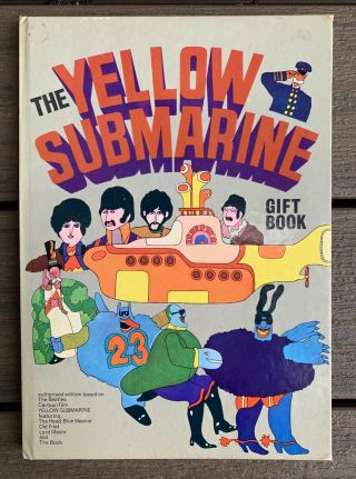 Vtg 1968 The Beatles The Yellow Submarine Gift Book Uk World Distributors