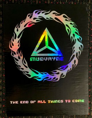 Mudvayne The End Of All Things To Come 18x24 Record Store Promo Poster Nu Metal