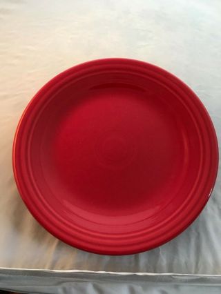 Fiesta Dinner Plate Scarlet Red 10.  50 Diameter