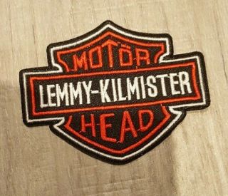 Motorhead LEMMY KILMISTER Patch.  Rare Design.  Harley Davidson Motorcycles 2