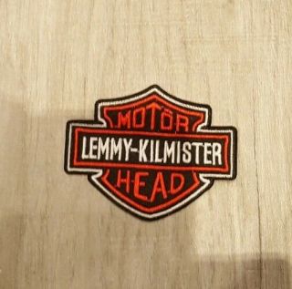 Motorhead LEMMY KILMISTER Patch.  Rare Design.  Harley Davidson Motorcycles 3