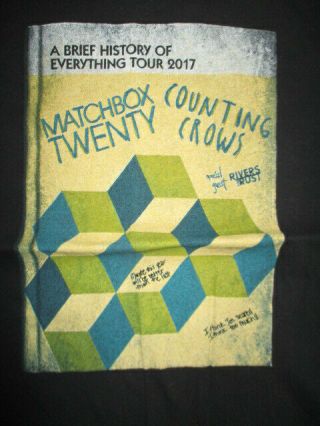 Matchbox 20 Counting Crows A Brief History Everything Concert Tour (xl) T - Shirt