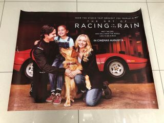 Racing In The Rain Uk Quad Movie Poster