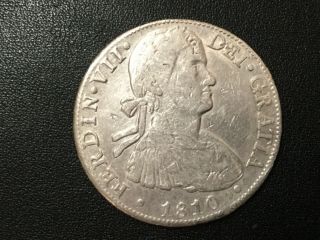 1810 Mexico - Spanish 8 Reales Silver Coin