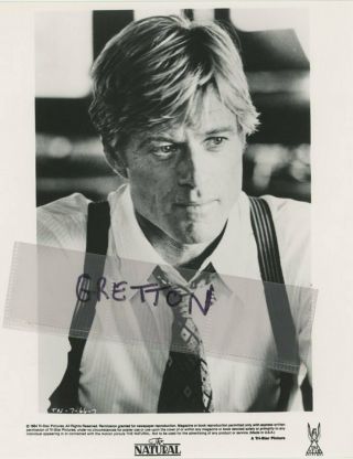 Robert Redford In The Natural Rare Photo