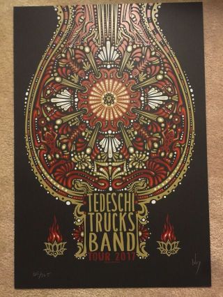 Tedeschi Trucks Band Ttb Tour 2017 Poster