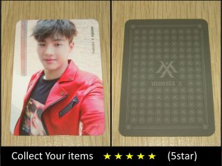 Monsta X 1st Repackage Album Shine Forever Complete Shownu Official Photo Card