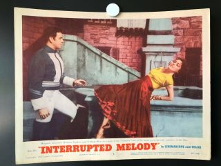 Interrupted Melody (1955) - Movie Lobby Card - 11 " X 14 " Ex/ex,
