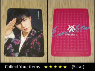 Monsta X 1st Album The Clan Final Red I.  M Im Official Photo Card