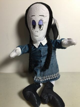The Addams Family Theme Song Wednesday 13 " Singing Plush Doll Movie Toy Nwt