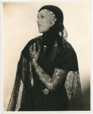Hollywood Fashion Guru Peggy Hamilton 1930s Stylish Dramatic Photograph