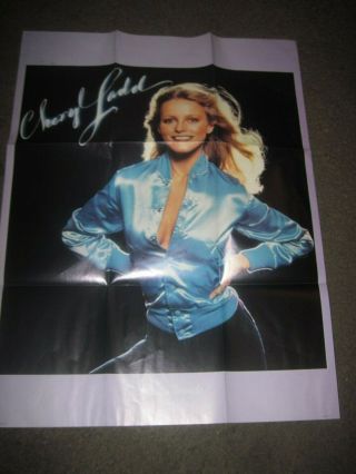 Vintage Cheryl Ladd Capitol Records Poster 1978 Charlie 