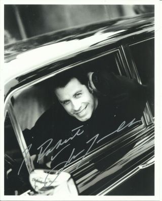 John Travolta Hand Signed Autographed Photo