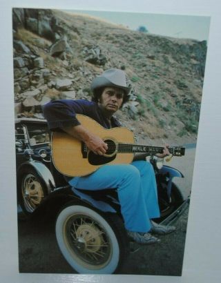 Merle Haggard,  1981 Coral - Lee Celebrity Postcard,