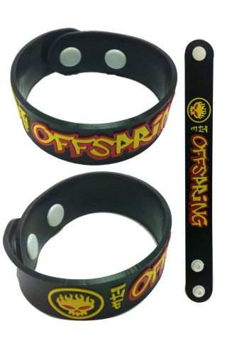 The Offspring Rubber Bracelet Wristband Aa59 Black The Kids Aren 