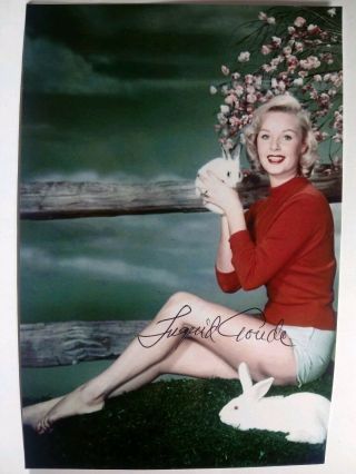 Ingrid Goude Hand Signed Autograph 4x6 Photo - Sexy - The Killer Swrews 1959