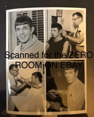 Star Trek Nbc Tv Press Photo Leonard Nimoy Rare Promo Still 1960s Makeup